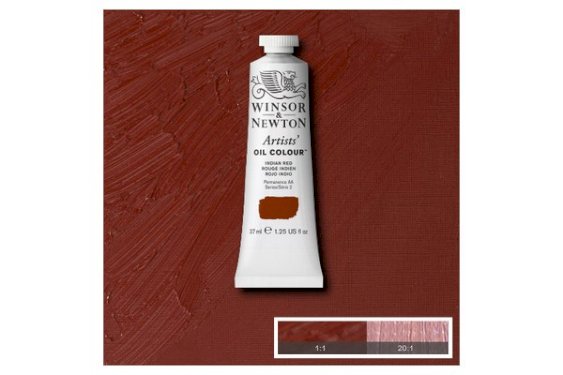 Winsor Newton Artists oil colour 37ml Indian red 317