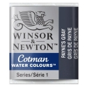 Winsor Newton Cotman watercolour 1/2 pan Paynes Grey 465
