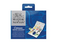 Winsor Newton Cotman watercolour set 14x1/2 pans