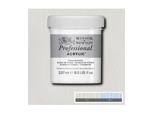 Winsor Newton Proff. acrylic 237ml titanium white 644