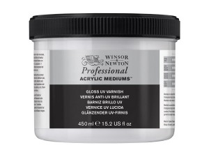 Winsor Newton Acrylic gloss UV varnish 450ml