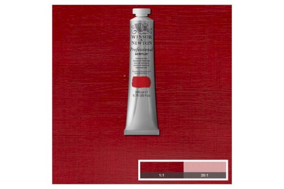 Winsor Newton Proff. acrylic 200ml perylene red 464