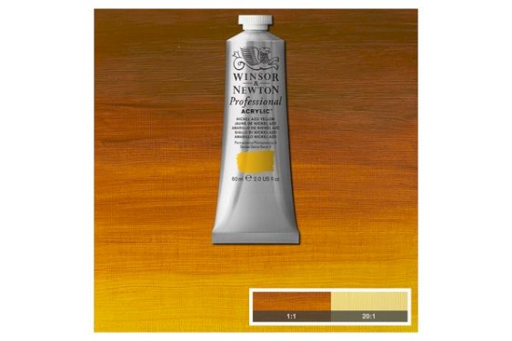 Winsor Newton Proff. acrylic 60ml nickel azo yellow 439