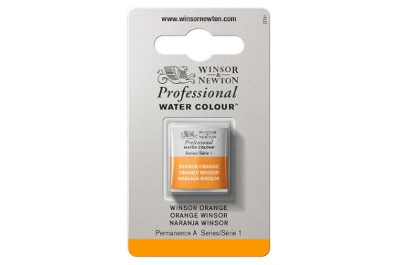Winsor Newton Watercolour proff. 1/2 pan Winsor Orange 724