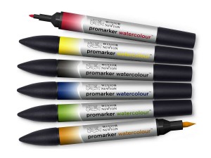 Winsor Newton Watercolour Marker 6pcs set
