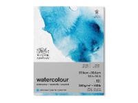Winsor Newton Watercolour pad cold side glued 300g 28x36cm 12pag