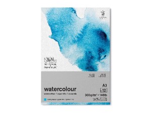 Winsor Newton Watercolour pad cold side glued 300g A3 12pages