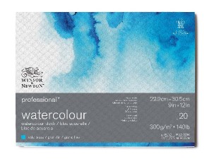 Winsor Newton Watercolour pad proff cold press 300g 23x31cm 20p