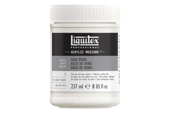LIQUITEX Acrylic medium glass beads 237ml