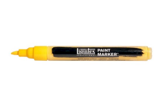 LIQUITEX Paint Marker Fin Cadmium Yellow Deep Hue 163 
