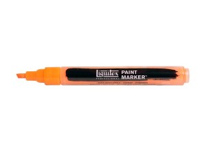 LIQUITEX Paint Marker Fin Fluorescent Orange 982 
