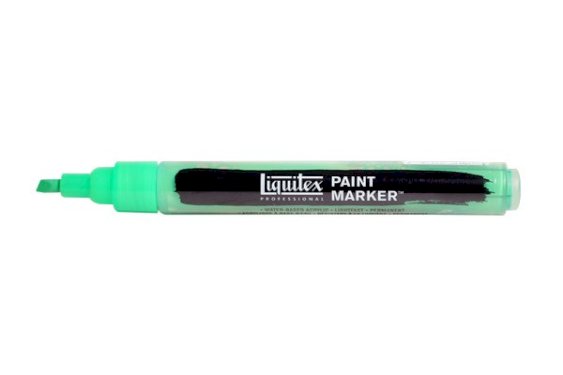 LIQUITEX Paint Marker Fin Fluorescent Green 985 