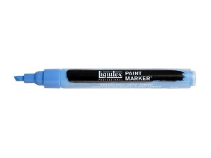 LIQUITEX Paint Marker Fin Fluorescent Blue 984 