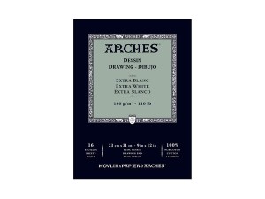 ARCHES Arches Drawing pad glue 180 g 23x31 cm 16 sh.