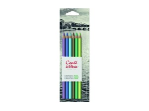 CONTE A PARIS Blister X6 Pastel Pencils Landscape  