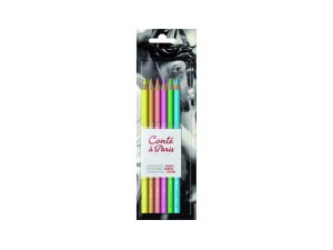 CONTE A PARIS Blister X6 Pastel Pencils Bright Hues  