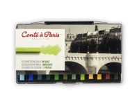 CONTE A PARIS Plastic Box X12 Coloured Carres Lan