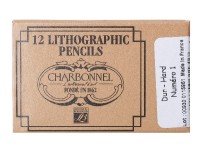 LB CHARBONNEL Litho Crayons No 1 hard, 12pcs