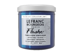 LB FINE ARTS Flashe Acrylic 125ml Cerulean blue Hue 065