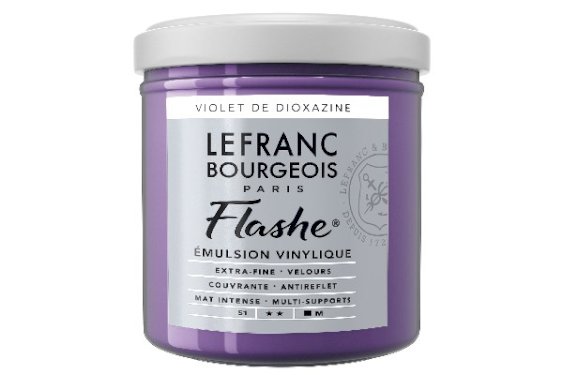 LB FINE ARTS Flashe Acrylic 125ml Dioxazine Violet 473