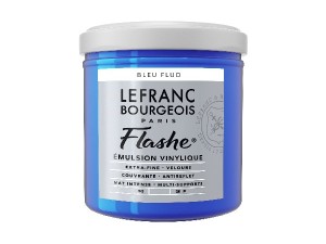 LB FINE ARTS Flashe Acrylic 125ml Fluroescent Blue 083