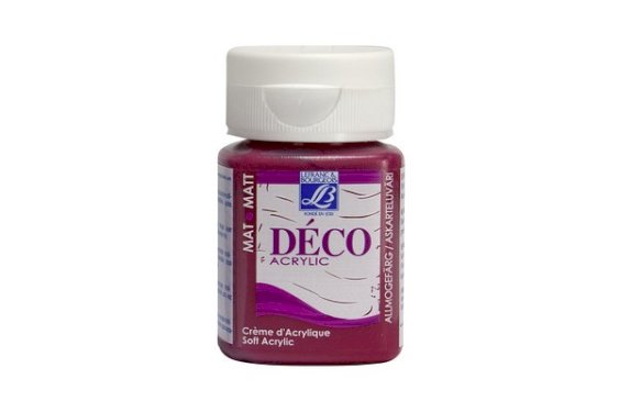 LB HOBBY DECO SOFT ACRYLIC 50 ML PASSION RED 323 