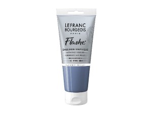 LB FINE ARTS Flashe acrylic 80ml ash blue iridescent