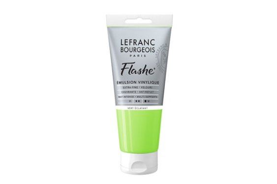 LB FINE ARTS Flashe acrylic 80ml bright green