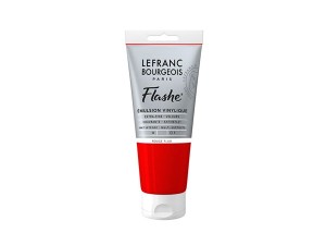 LB FINE ARTS Flashe acrylic 80ml flourescent red