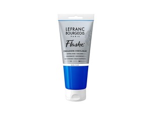LB FINE ARTS Flashe acrylic 80ml flourescent blue