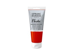 LB FINE ARTS Flashe acrylic 80ml flourescent orange