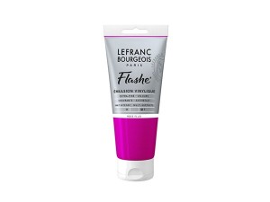 LB FINE ARTS Flashe acrylic 80ml flourescent pink