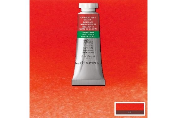 Winsor Newton Prof Water Colour 14ml cadminum-free, scarlet