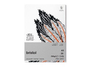 Winsor Newton Bristol pad 250g A3, 20 pages