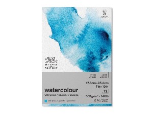 Winsor Newton Watercolour pad cold 300g 18x25cm 12pages