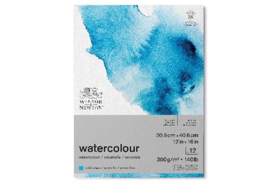 Winsor Newton Watercolour pad cold 300g 31x41cm, 12pages