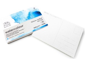 Winsor Newton Watercolour pad cold post card A6 300g 15 pages