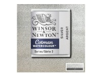 Winsor Newton Cotman watercolour 1/2 pan Silver 617