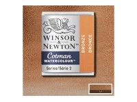 Winsor Newton Cotman watercolour 1/2 pan Bronze 058