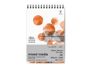 Winsor Newton Mixed media pad 250g 18x25cm, 30 pages
