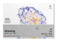 Winsor Newton Drawing pad smooth 220g A2, 25 pages