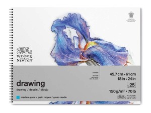 Winsor Newton Drawing pad medium 150g 45x61cm, 25 pages