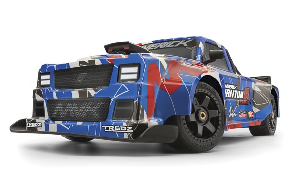 Maverick QuantumR Flux 4S 1/8 4WD Race Truck - Blue/Red MV150312