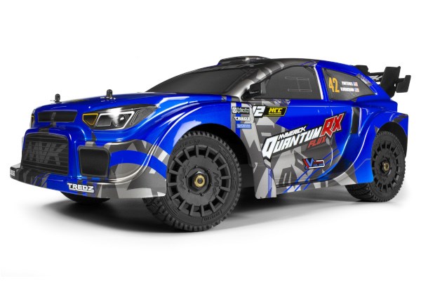Maverick QuantumRX Flux 4S 1/8 4WD Rally Car - Blue MV150360